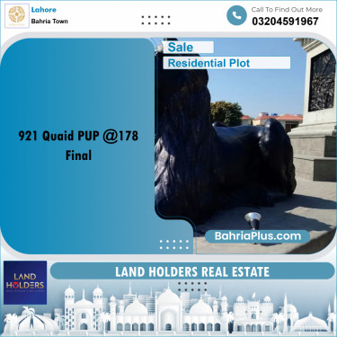 Residential Plot for Sale in Bahria Town, Lahore - (BP-361958)