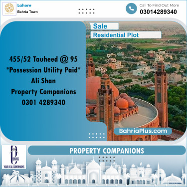 Residential Plot for Sale in Bahria Town, Lahore - (BP-361966)