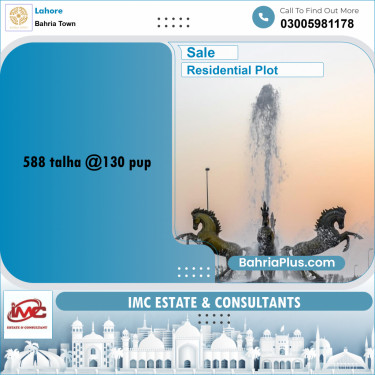 Residential Plot for Sale in Bahria Town, Lahore - (BP-361988)