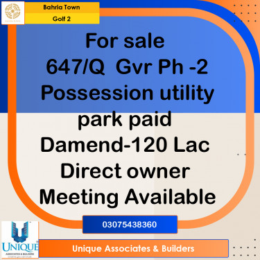 10 Marla Residential Plot for Sale in Golf Phase 2 -  Bahria Town, Lahore - (BP-362033)