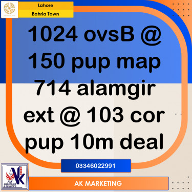 10 Marla Residential Plot for Sale in Bahria Town, Lahore - (BP-362036)