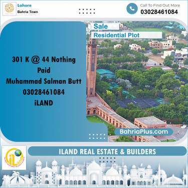 Residential Plot for Sale in Bahria Town, Lahore - (BP-362167)