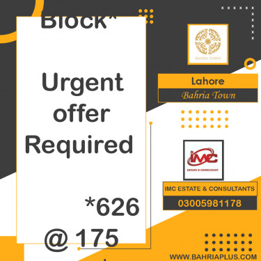 Residential Plot for Sale in Bahria Town, Lahore - (BP-362334)