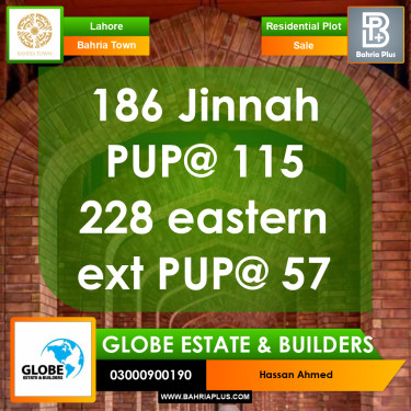 Residential Plot for Sale in Bahria Town, Lahore - (BP-362351)