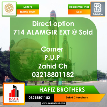 10 Marla Residential Plot for Sale in Bahria Town, Lahore - (BP-362370)