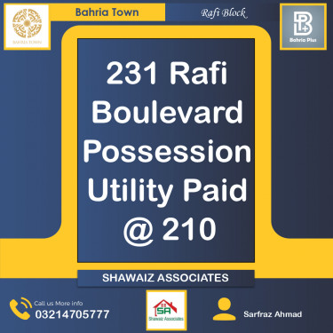 10 Marla Residential Plot for Sale in Sector E - Rafi Block -  Bahria Town, Lahore - (BP-362733)