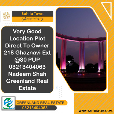 5 Marla Residential Plot for Sale in Sector F - Ghaznavi Ext. Block -  Bahria Town, Lahore - (BP-362808)
