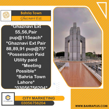 Residential Plot for Sale in Sector F - Ghaznavi Ext. Block -  Bahria Town, Lahore - (BP-363280)