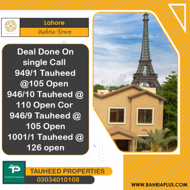 10 Marla Residential Plot for Sale in Bahria Town, Lahore - (BP-363297)