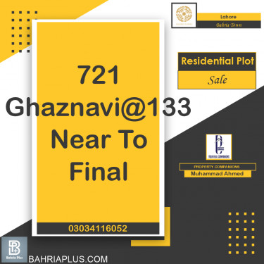 Residential Plot for Sale in Bahria Town, Lahore - (BP-363558)
