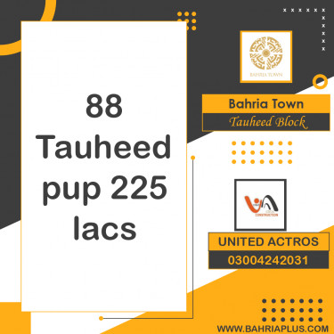1 Kanal Residential Plot for Sale in Sector F - Tauheed Block -  Bahria Town, Lahore - (BP-363644)