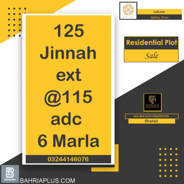 Residential Plot for Sale in Bahria Town, Lahore - (BP-363651)
