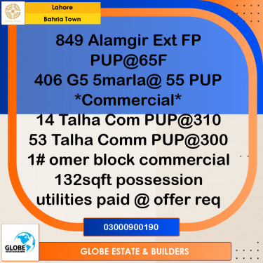 Residential Plot for Sale in Bahria Town, Lahore - (BP-364016)