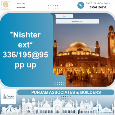 Residential Plot for Sale in Sector E - Nishtar Block -  Bahria Town, Lahore - (BP-364263)