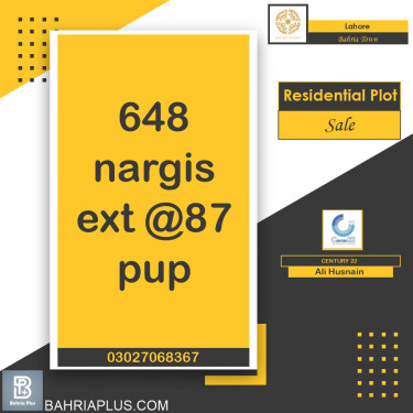 Residential Plot for Sale in Bahria Town, Lahore - (BP-364305)