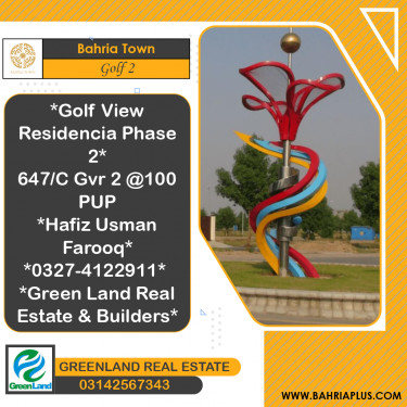10 Marla Residential Plot for Sale in Golf Phase 2 -  Bahria Town, Lahore - (BP-365819)