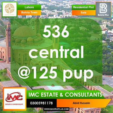 Residential Plot for Sale in Bahria Town, Lahore - (BP-366041)