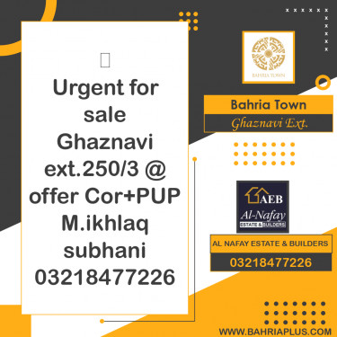 5 Marla Residential Plot for Sale in Sector F - Ghaznavi Ext. Block -  Bahria Town, Lahore - (BP-366257)