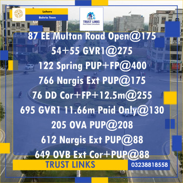 Residential Plot for Sale in Bahria Town, Lahore - (BP-366310)