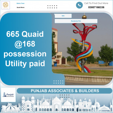 Residential Plot for Sale in Sector E - Quaid Block -  Bahria Town, Lahore - (BP-366856)