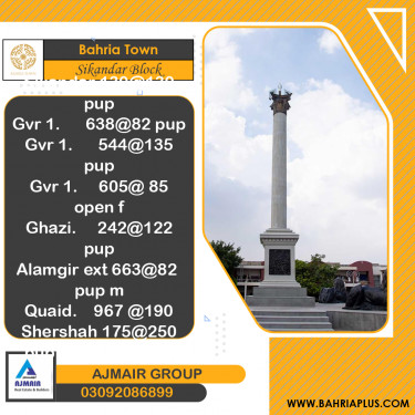 10 Marla Residential Plot for Sale in Sector F - Sikander Block -  Bahria Town, Lahore - (BP-367039)