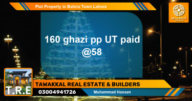 Residential Plot for Sale in Bahria Town, Lahore - (BP-36717)