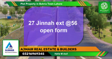 Residential Plot for Sale in Bahria Town, Lahore - (BP-36729)