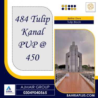 1 Kanal Residential Plot for Sale in Sector C - Tulip Block -  Bahria Town, Lahore - (BP-367568)
