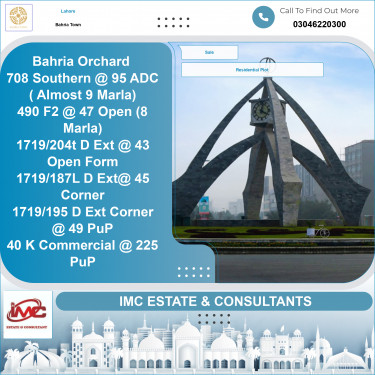 Residential Plot for Sale in Bahria Town, Lahore - (BP-368053)