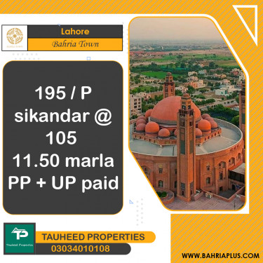 10 Marla Residential Plot for Sale in Bahria Town, Lahore - (BP-368483)