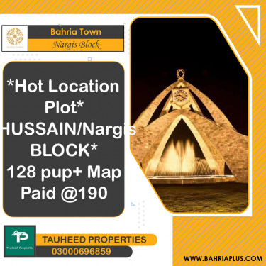 10 Marla Residential Plot for Sale in Sector C - Nargis/Hussain Block -  Bahria Town, Lahore - (BP-368543)