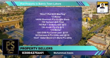 Residential Plot for Sale in Bahria Town, Lahore - (BP-36900)