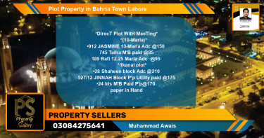 Residential Plot for Sale in Bahria Town, Lahore - (BP-36902)