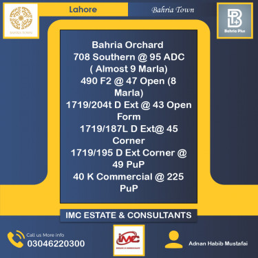Residential Plot for Sale in Bahria Town, Lahore - (BP-369329)