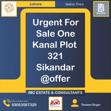 Residential Plot for Sale in Bahria Town, Lahore - (BP-369773)