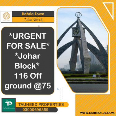 10 Marla Residential Plot for Sale in Sector E - Johar Block -  Bahria Town, Lahore - (BP-369852)