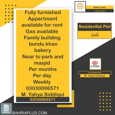 500 Sq. Ft. Residential Plot for Sale in Sector C - A Side -  Bahria Town, Lahore - (BP-369981)