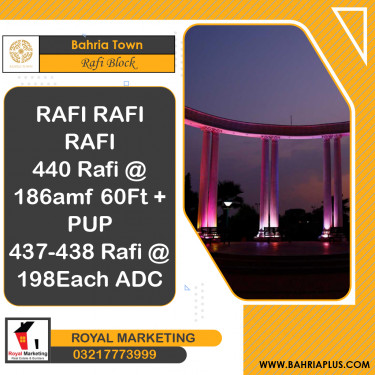 10 Marla Residential Plot for Sale in Sector E - Rafi Block -  Bahria Town, Lahore - (BP-370241)