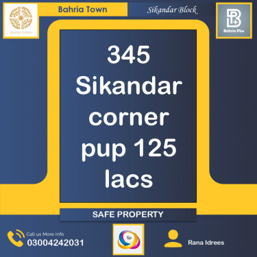 10 Marla Residential Plot for Sale in Sector F - Sikander Block -  Bahria Town, Lahore - (BP-370365)