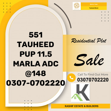 10 Marla Residential Plot for Sale in Sector F - Tauheed Block -  Bahria Town, Lahore - (BP-370477)