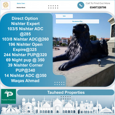 1 Kanal Residential Plot for Sale in Sector E - Nishtar Block -  Bahria Town, Lahore - (BP-370495)