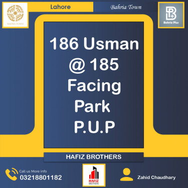 8 Marla Residential Plot for Sale in Bahria Town, Lahore - (BP-370522)