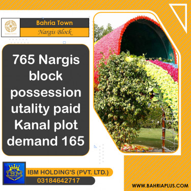 20 Marla Residential Plot for Sale in Sector C - Nargis/Hussain Block -  Bahria Town, Lahore - (BP-370535)