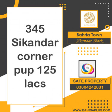 10 Marla Residential Plot for Sale in Sector F - Sikander Block -  Bahria Town, Lahore - (BP-370645)