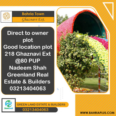 5 Marla Residential Plot for Sale in Sector F - Ghaznavi Ext. Block -  Bahria Town, Lahore - (BP-370669)