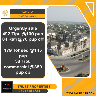 Residential Plot for Sale in Bahria Town, Lahore - (BP-371043)