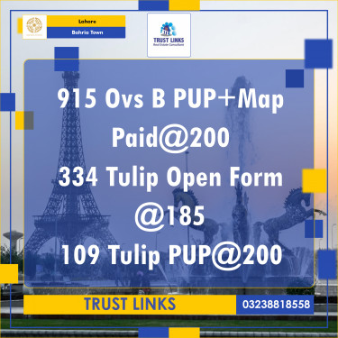 Residential Plot for Sale in Bahria Town, Lahore - (BP-371068)