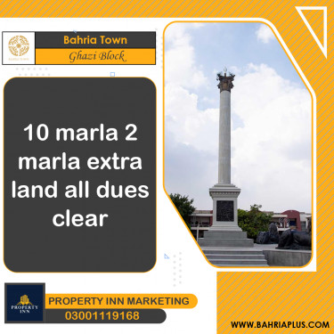 12 Marla Residential Plot for Sale in Sector F - Ghazi Block -  Bahria Town, Lahore - (BP-371105)