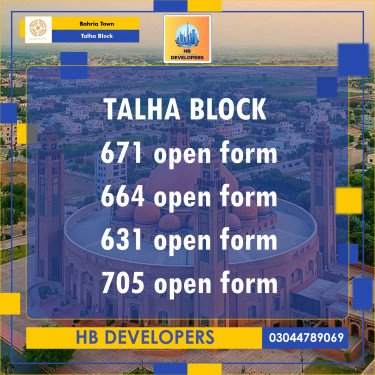 10 Marla Residential Plot for Sale in Sector F - Talha Block -  Bahria Town, Lahore - (BP-371150)