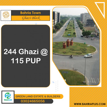 10 Marla Residential Plot for Sale in Sector F - Ghazi Block -  Bahria Town, Lahore - (BP-371782)